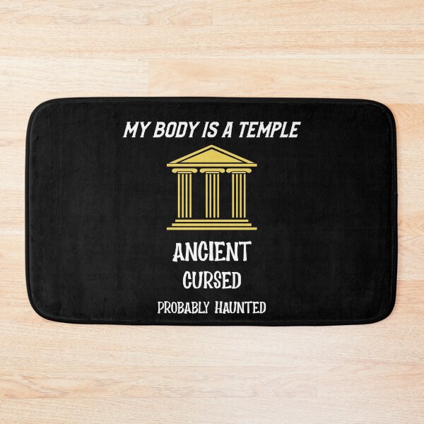 Item preview, My Body is a Temple designed and sold by DesignsbyDugar.