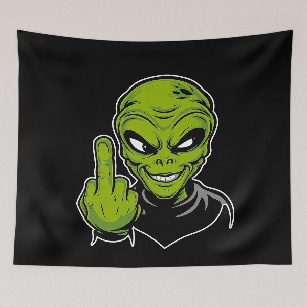 Item preview, Sarcastic Alien Funny T-Shirt designed and sold by Witty Shirts.