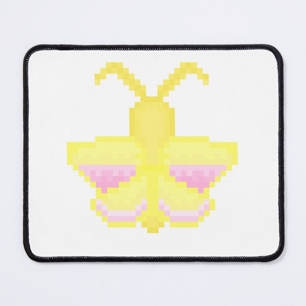 Item preview, Rosy Maple Moth Pixel Art designed and sold by bugpixels.