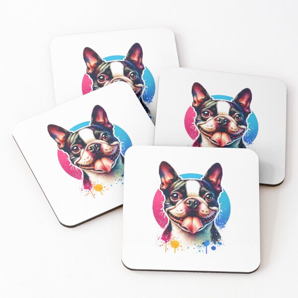 Artikelvorschau, Aquarell Boston Terrier entworfen und verkauft von TheAnimalZ00.
