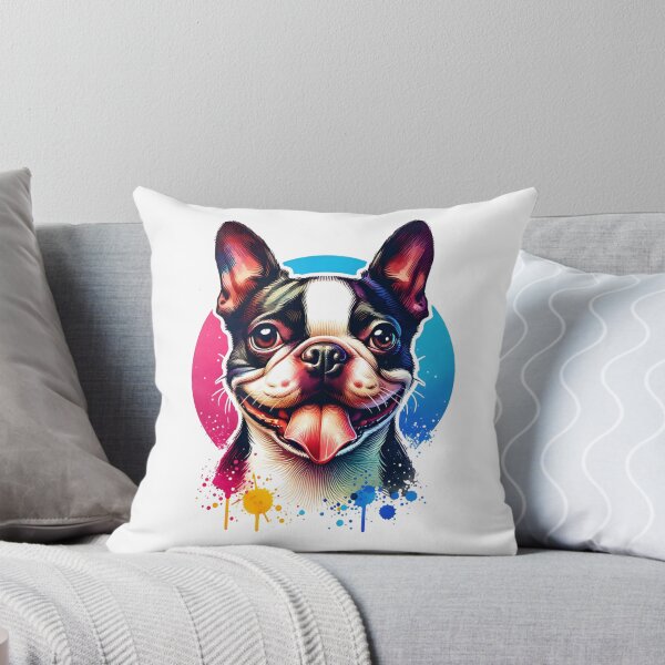 Artikelvorschau, Aquarell Boston Terrier entworfen und verkauft von TheAnimalZ00.