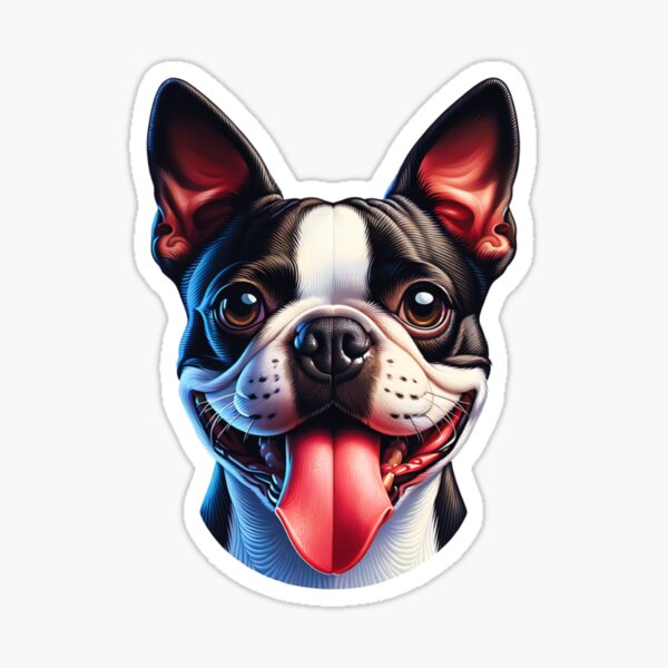Item preview, Boston Terrier Face designed and sold by TheAnimalZ00.