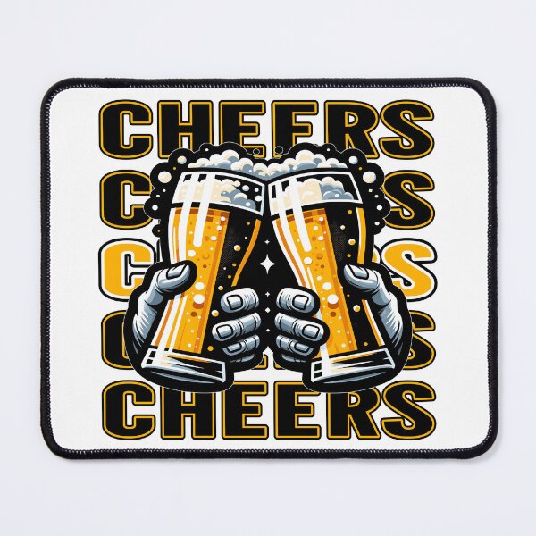 Item preview, Cheers Golden Toast Celebration designed and sold by maknateeshop.