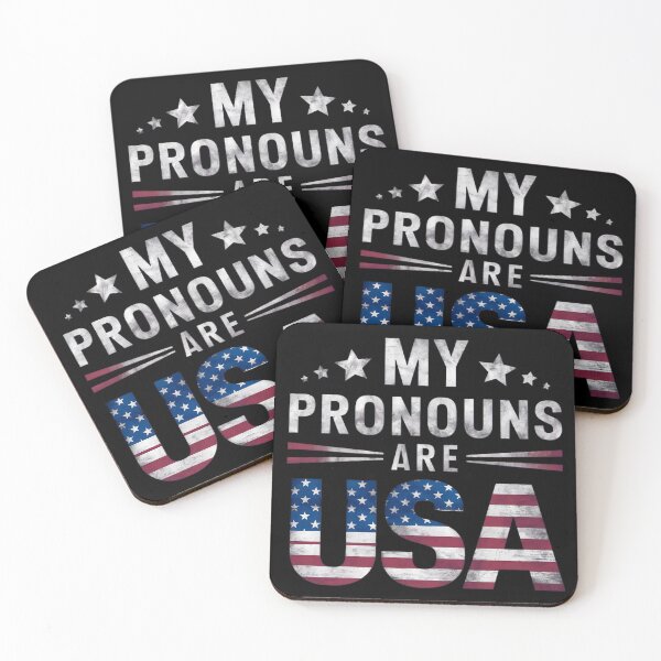 Item preview, My Pronouns Are  USA designed and sold by PlanetMarker.