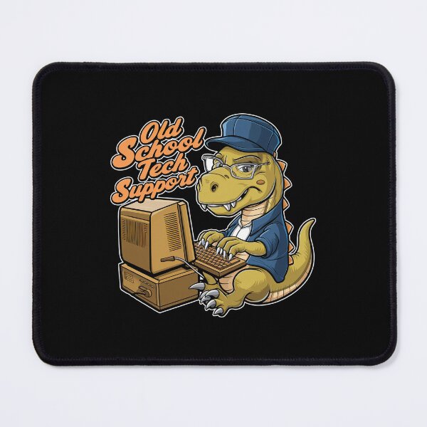 Item preview, Old School Tech Support Funnt T-Rex T-Shirt designed and sold by Witty Shirts.