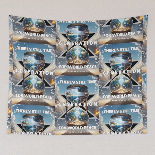 Item preview, Gen X there's still time for world peace designed and sold by Christopher Bradley.