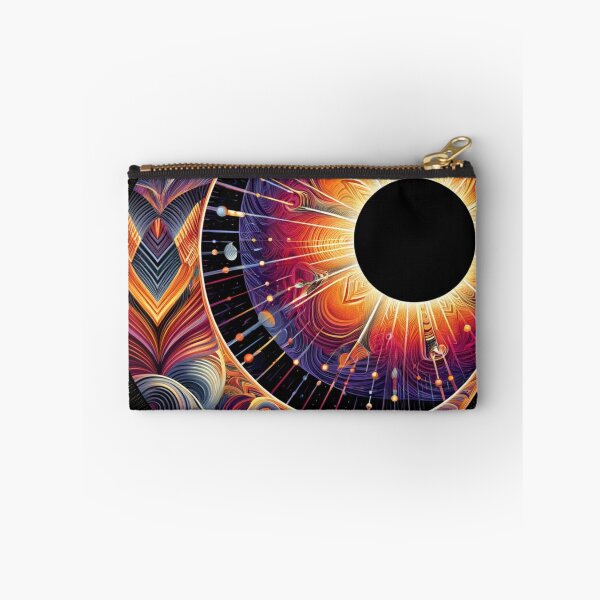 Item preview, Colorful Eclipse Optical Illusion designed and sold by ArtemisDesignAI.