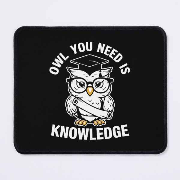 Item preview, Owl You Need is Knowledge Kawaii Owl T-Shirt  designed and sold by Witty Shirts.
