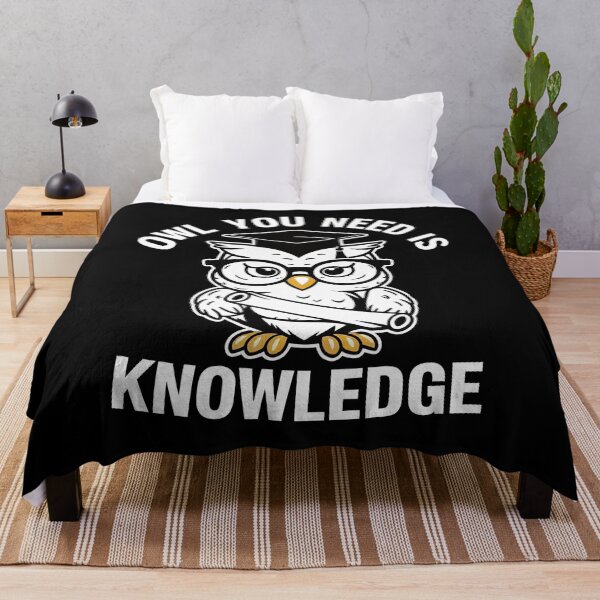 Item preview, Owl You Need is Knowledge Kawaii Owl T-Shirt  designed and sold by Witty Shirts.