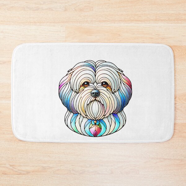 Item preview, Stain Glass Coton De Tulear designed and sold by TheAnimalZ00.