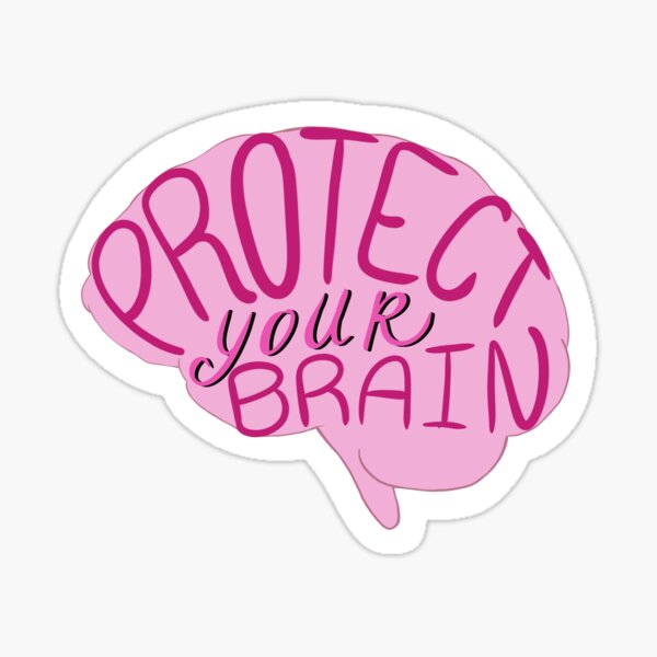 Item preview, Protect your brain designed and sold by Lilbluey.