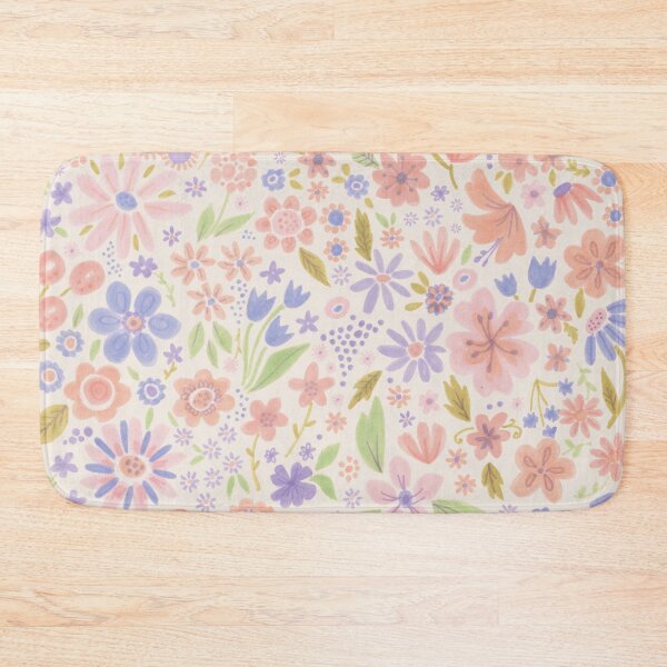 Aperçu de l'œuvre Motif de marqueur de fleurs sauvages pastel créée et vendue par CircusCreative.