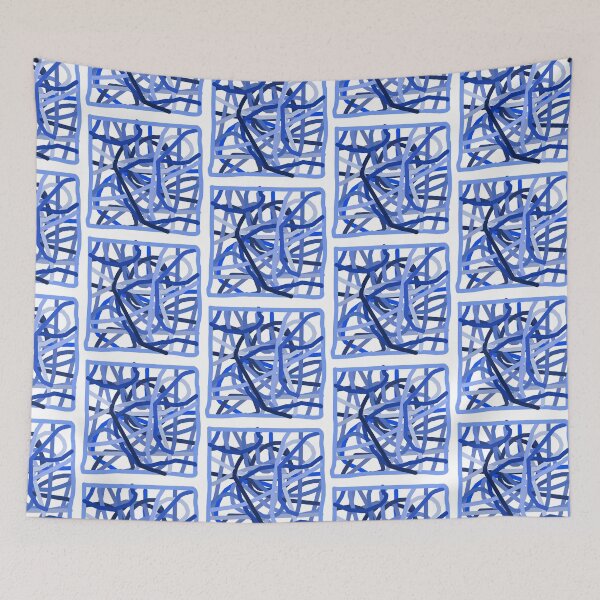 Item preview, Blue Tangled designed and sold by Square Root of Squid.