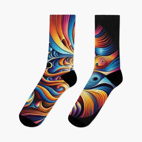 Item preview, Colorful Eclipse Optical Illusion designed and sold by ArtemisDesignAI.