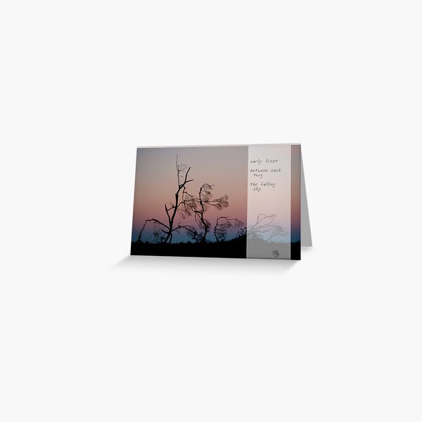 Early Frost Greeting Card