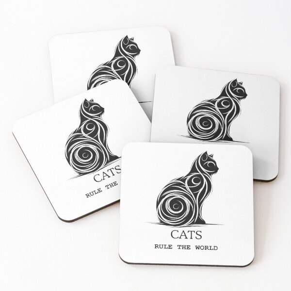 Item preview, Cats Rule the World designed and sold by SparkleShack.
