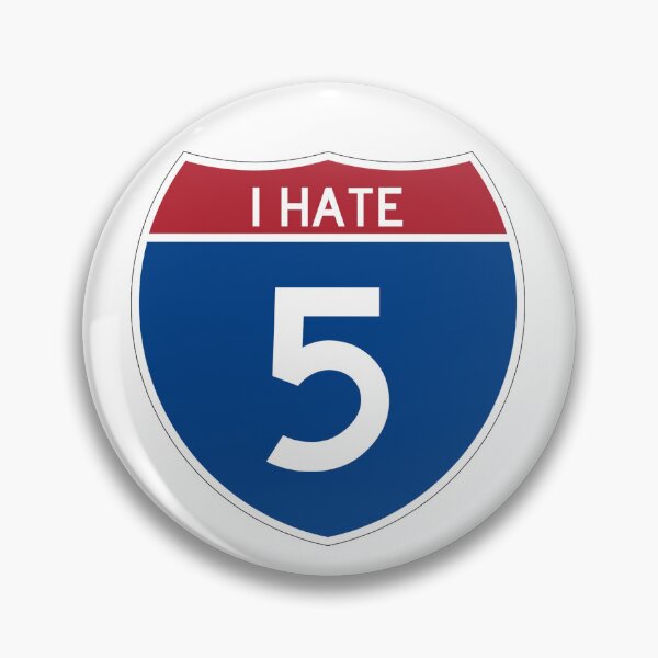 Item preview, I hate I5 Sticker (The Five) designed and sold by haley-kelly.