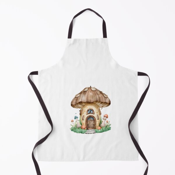 Item preview, Whimsical Watercolor Mushroom House designed and sold by Craft99.