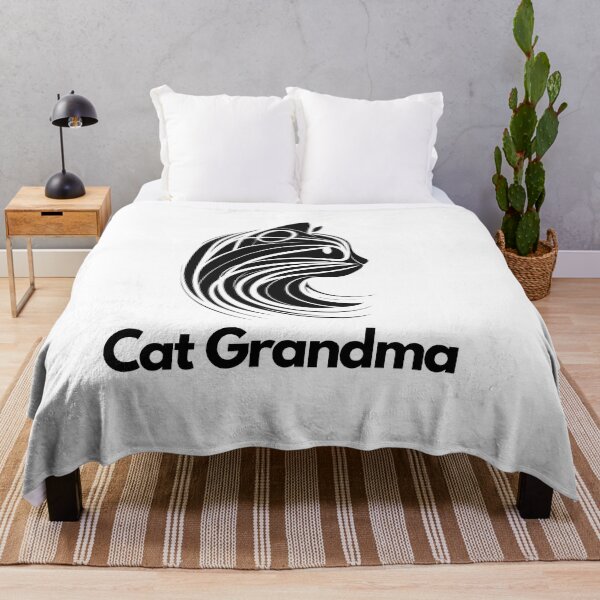Item preview, Cat grandma cat silhouette designed and sold by SparkleShack.