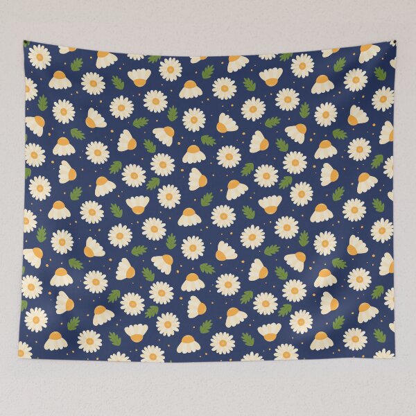 Item preview, Chamomiles Flowers. Floral Pattern designed and sold by AnnaVioletStore.