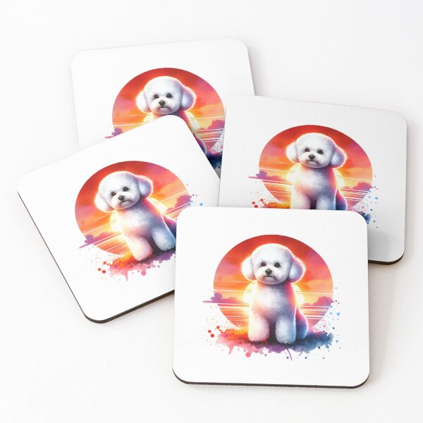 Item preview, Bichon Frise Sunset designed and sold by TheAnimalZ00.