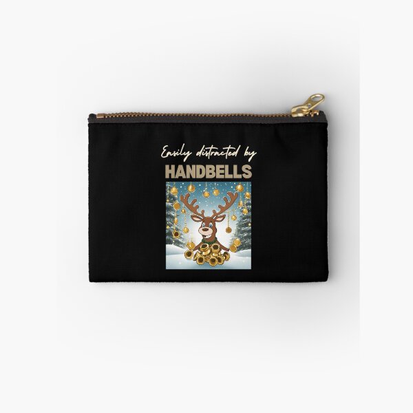 Item preview, Easily distracted by handbells Reindeer  designed and sold by sydney-syder.