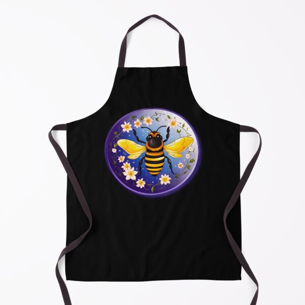 Item preview, Purple Honey Moon Bee With Flowers designed and sold by SassyArtistry.