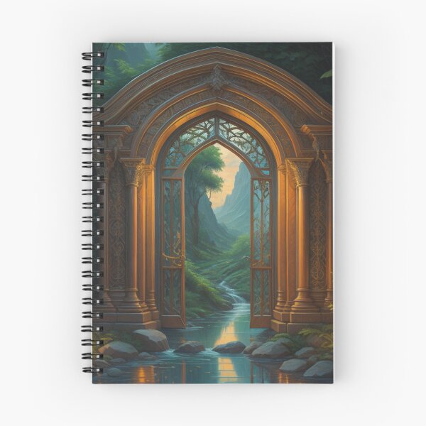 Item preview, Enchanting Portal Wrought Iron Gates To A Magical Realm designed and sold by EnchantedVista.