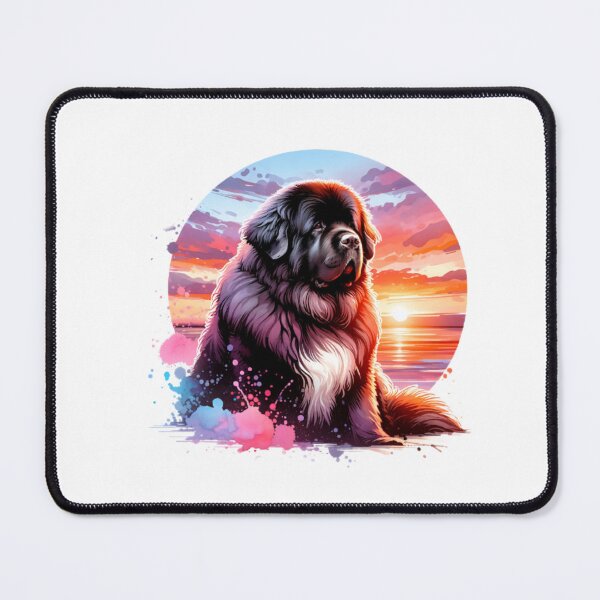 Item preview, Newfoundland Dog Sunset designed and sold by TheAnimalZ00.