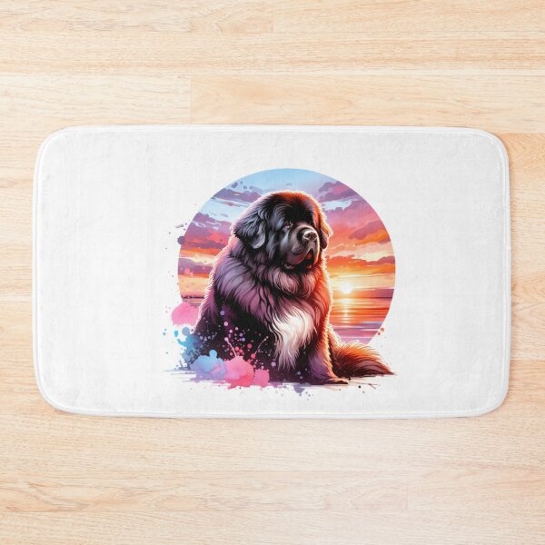 Item preview, Newfoundland Dog Sunset designed and sold by TheAnimalZ00.
