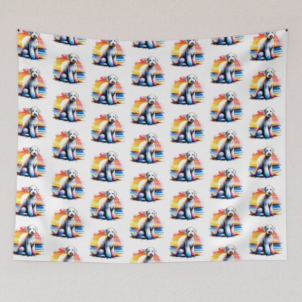 Item preview, Bedlington Terrier Sunset designed and sold by TheAnimalZ00.
