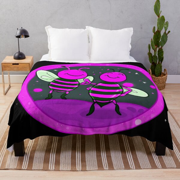 Item preview, Pink Love Honey Moon Bees designed and sold by SassyArtistry.