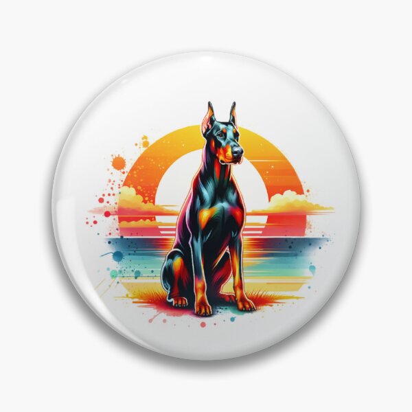 Artikelvorschau, Dobermann-Pinscher-Sonnenuntergang entworfen und verkauft von TheAnimalZ00.