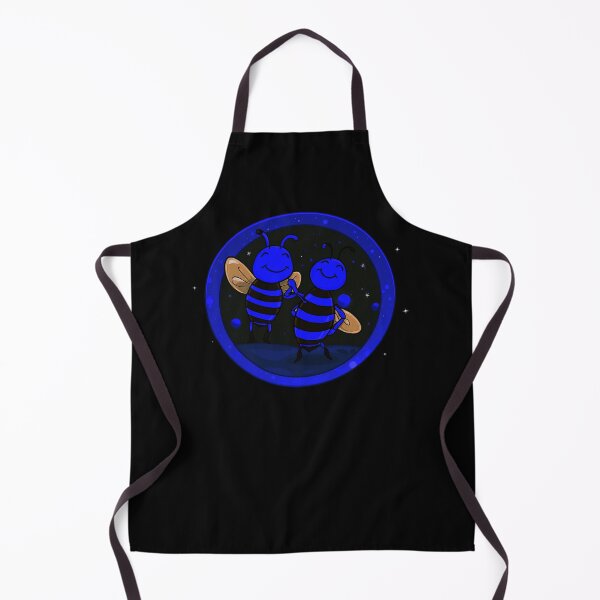 Item preview, Blue Love Honey Moon Bees designed and sold by SassyArtistry.
