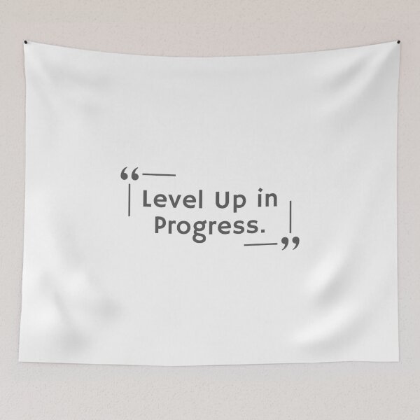 Item preview, Level Up in Progress. designed and sold by Kingkham-Design.