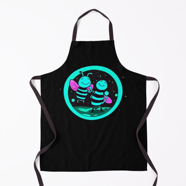 Item preview, Light Blue Love Honey Moon Bees designed and sold by SassyArtistry.