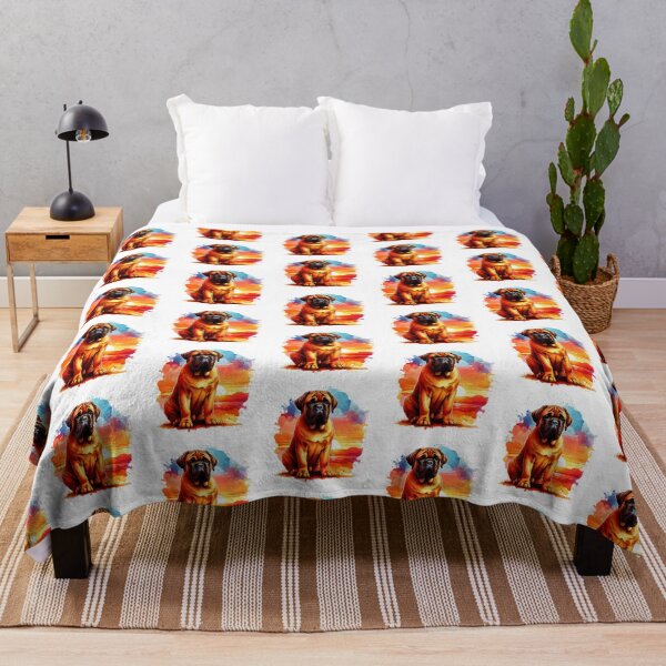 Item preview, Bullmastiff Sunset designed and sold by TheAnimalZ00.