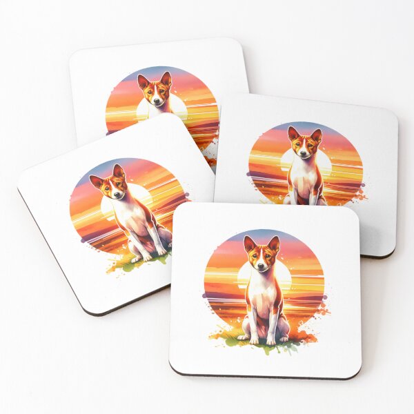 Item preview, Basenji Sunset designed and sold by TheAnimalZ00.