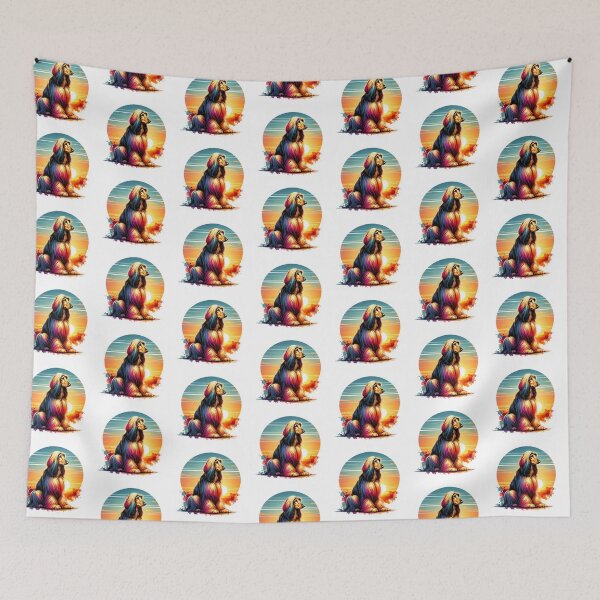 Item preview, Afghan Hound Sunset designed and sold by TheAnimalZ00.