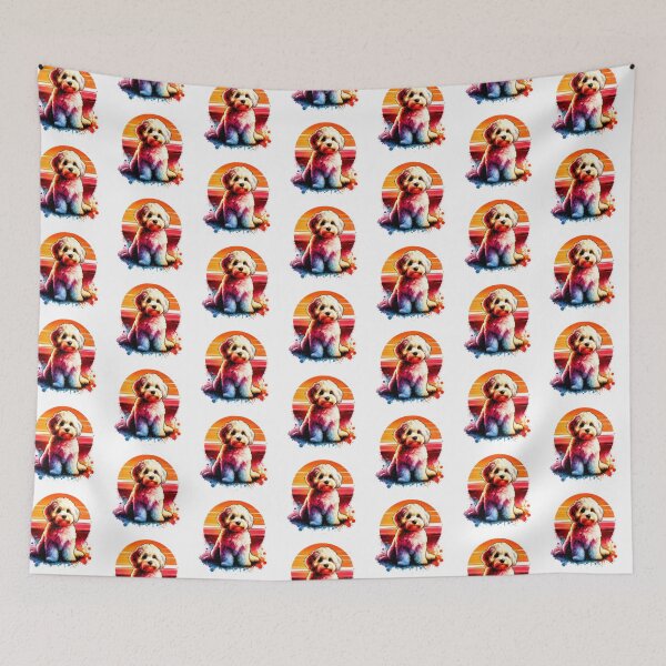 Item preview, Maltipoo Sunset designed and sold by TheAnimalZ00.