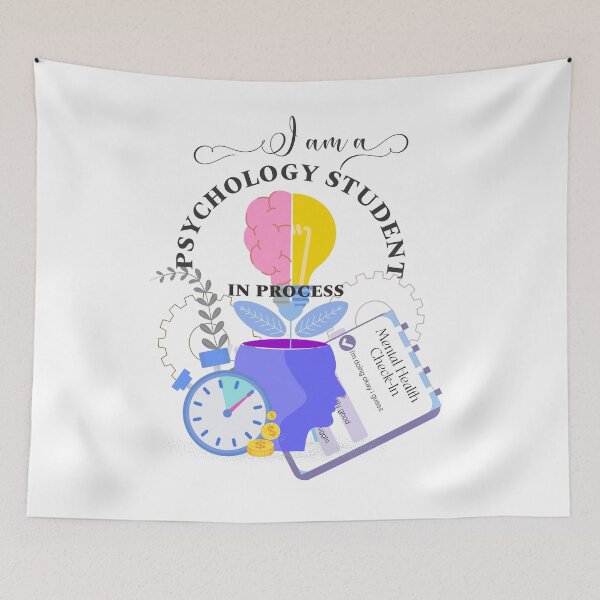Item preview, I am a psychology student in progress. designed and sold by Mahilis.
