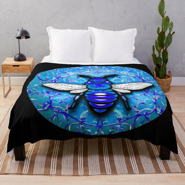Item preview, Blue Magical Honey Moon Bee designed and sold by SassyArtistry.