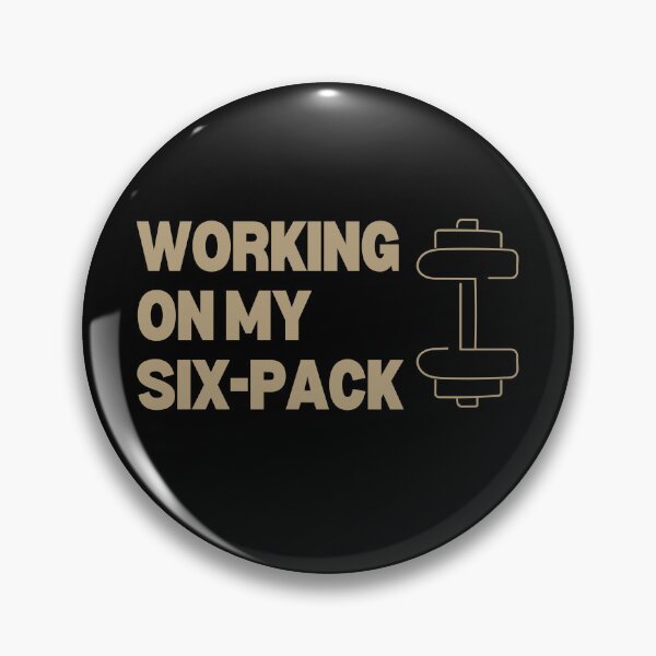 Item preview, Working on My Six-Pack designed and sold by Kingkham-Design.