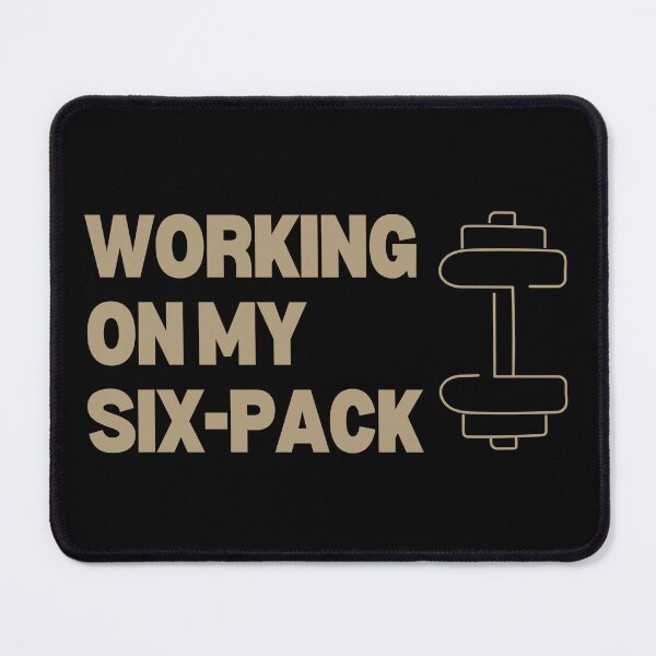 Item preview, Working on My Six-Pack designed and sold by Kingkham-Design.