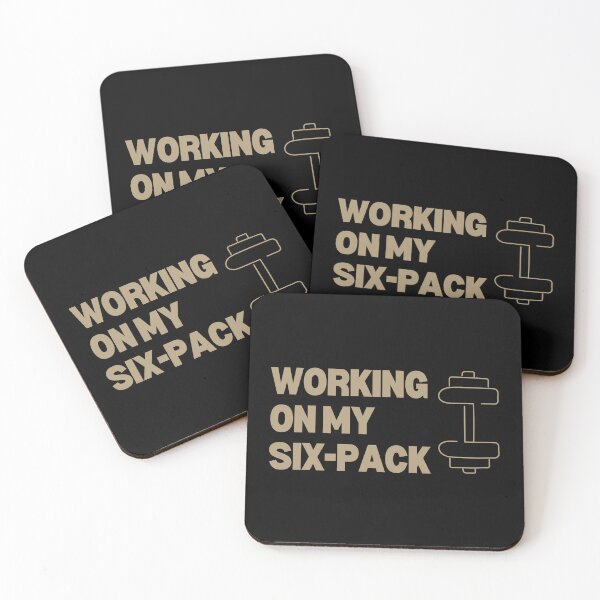 Item preview, Working on My Six-Pack designed and sold by Kingkham-Design.