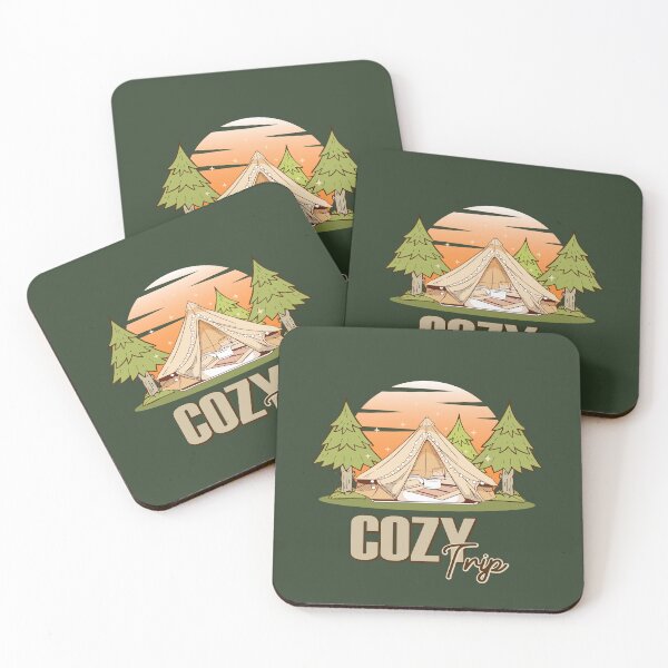 Item preview, Cozy trip Camping Club Green Therapy designed and sold by onzpacesdesign.