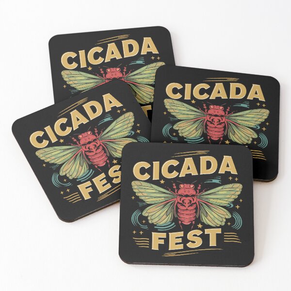 Item preview, CICADA FEST, Colourful cicada festival, Nature lovers designed and sold by shaswag.