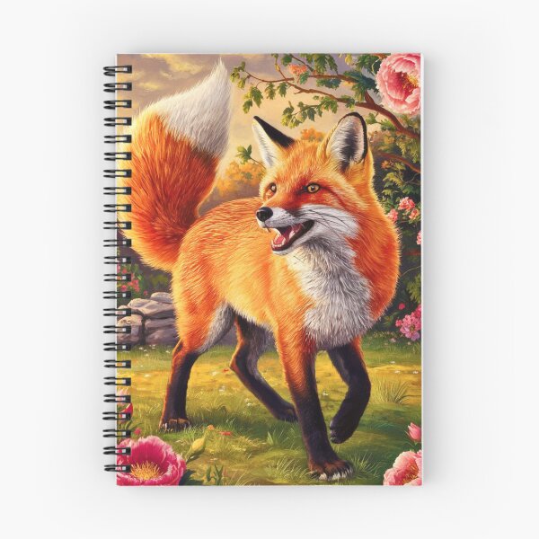 Item preview, Fox Portrait. Spring fox, floral fox, fox painting, Raphael style designed and sold by FoxVibes.