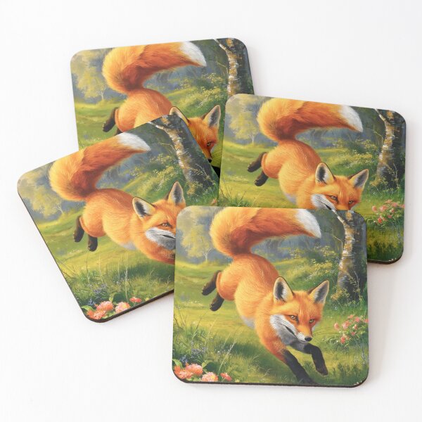 Artikelvorschau, Fuchs-Portrait. Frühlingsfuchs, Blumenfuchs, Fuchsmalerei, Raphael-Stil entworfen und verkauft von FoxVibes.