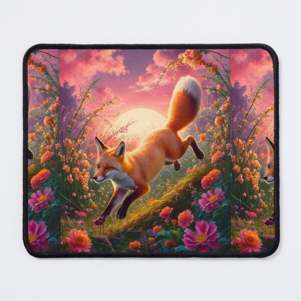 Item preview, Fox Portrait. Spring fox, floral fox, fox painting, Raphael style designed and sold by FoxVibes.
